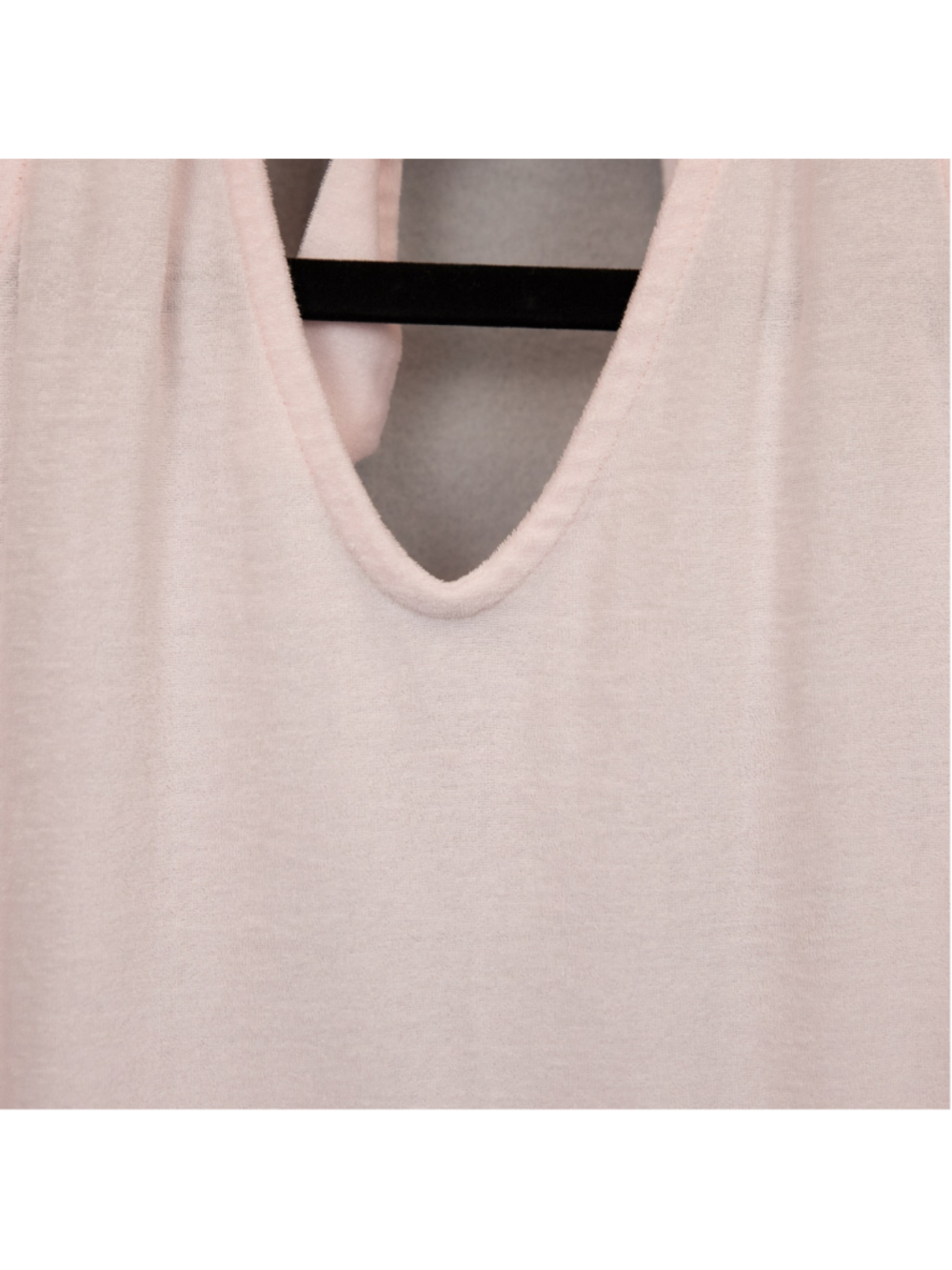 Standard James Perse pink terry cloth halter top dress-1 - Picture 2 of 4